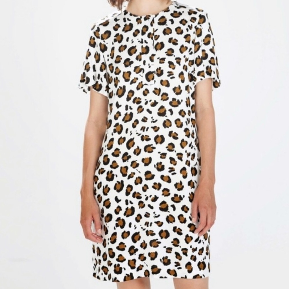 Zara animal print dress